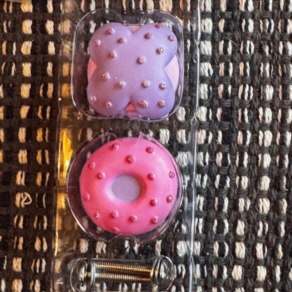 Hugs and Kisses Pink & Purple Drawer Pulls - Picture 4 of 7